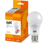 Лампа IEK LED A80 шар 25Вт 230В 3000К E27 LLE-A80-25-230-30-E27