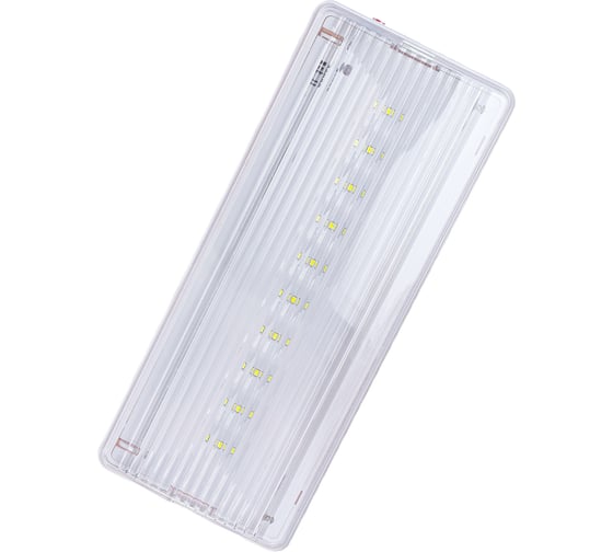 Аварийный светильник SLT, PL-0130A(AC/DC: пост. и непост. режимы свечения; IP 54) 10404