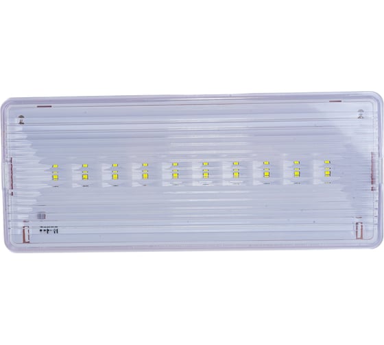 Аварийный светильник SLT, PL-0130A(AC/DC: пост. и непост. режимы свечения; IP 54) 10404
