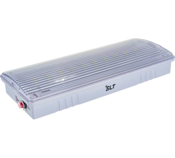Аварийный светильник SLT, PL-0130A(AC/DC: пост. и непост. режимы свечения; IP 54) 10404