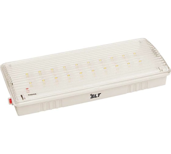 Аварийный светильник SLT, PL-0145A(AC/DC: пост. и непост. режимы свечения; IP 54) 10405