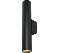 Светильник настенно-потолочный FERON ML1014 под лампу 2хGU10, черный + золото, 51383