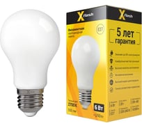 Светодиодная лампочка X-Flash XF-E27-FLM-A60-6W-2700K-230V артикул 48106