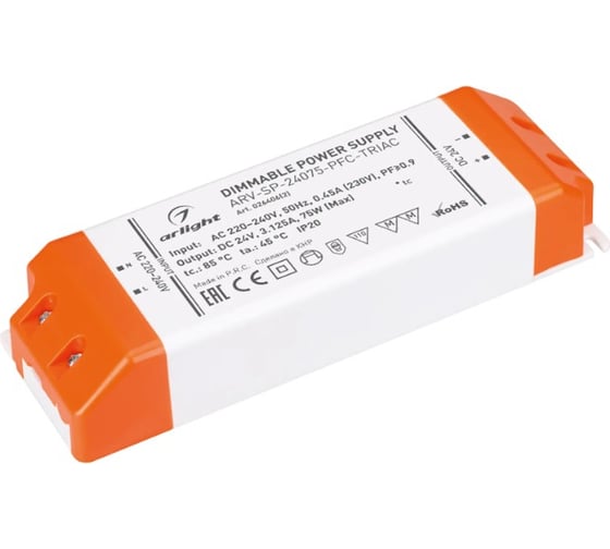 Блок питания Arlight ARV-SP-24075-PFC-TRIAC 1шт 026406(2) 1