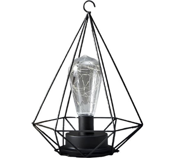 Ночник RISALUX 16126/1 LED от батареек 3хАА черный 17,5х19,5х28 см 5138441