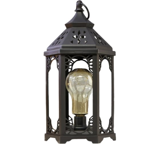 Ночник RISALUX 16118/1 LED от батареек 3ААА черный 14х16х32,5 см 5096247
