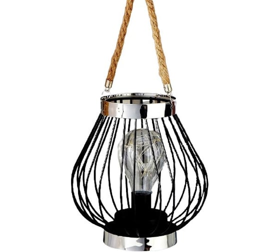 Ночник RISALUX 16120/1 LED от батареек 3ААА черный 19х19х21 см 5096250