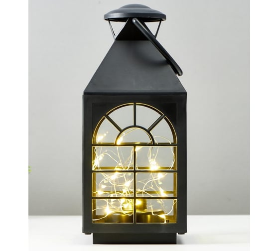 Ночник RISALUX 16169/1BK LED от батареек 3хААА черный 11х11х25 см 5150289