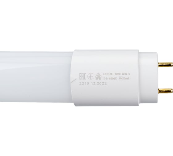 Лампа IEK LED T8 линейная 10Вт 1000Лм 230В 6500К G13 LLE-T8R-10-230-65-G13