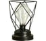 Ночник RISALUX "Квадрат" LED 3AA черный 13х13х16,5 см. 4304058 1