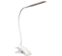 Лампа RISALUX на прищепке "Змейка" 1Вт 14 LED USB белый 9х3,5х42 см 3973187