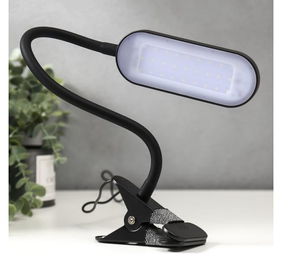 Настольная лампа RISALUX 16284/1 LED 7Вт USB черный 11х7,5х43 см 5362079