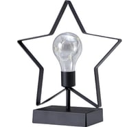 Ночник RISALUX "Звезда" LED от батареек 3ААА черный 8х21х24 см 5150279