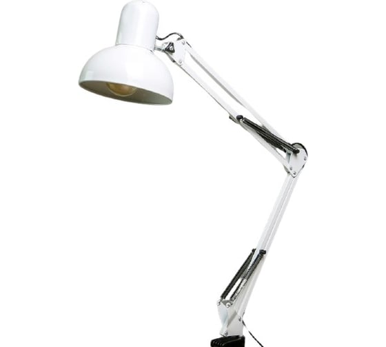 Настольная лампа RISALUX на шарнире 800 "Крус, белая" E27 40W 2835502 1