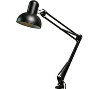 Настольная лампа RISALUX на шарнире 800 "Крус, чёрная" E27 40W 2835499