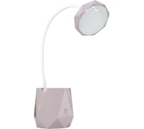 Настольная сенсорная лампа RISALUX 16091/1 20хLED 4Вт 3 режима USB АКБ фиолетовый 10,5х10,5х47 см 5091607