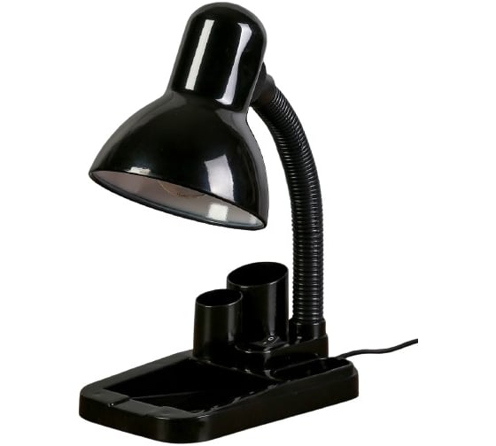 Настольная лампа RISALUX "Мудрец" Е27 40W, 220В черный 18х11,5х33 см 4063990
