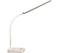 Настольная сенсорная лампа RISALUX "Ракурс" 3 режима LED 15Вт USB белый 29х9х33см 4425061