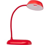 Настольная лампа RISALUX 1674/1RD LED 3Вт USB АКБ красный 11,5х9х42 см 5091595