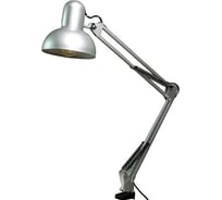 Настольная лампа RISALUX на шарнире 800 "Крус, серебро" E27 40W 2835503