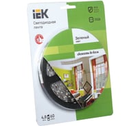 Лента IEK LED 5м блистер LSR-3528G60-4.8-IP20-12V-eco LSR1-5-060-20-1-05