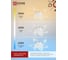 Светильник светодиодный IN HOME ELEGANT ORBIT 120Вт 230В 3000-6500K 8400Лм 925x810x120мм c пультом ДУ белый 4690612051574 3