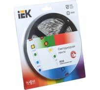 Лента IEK LED 5м блистер LSR-5050RGB60-14,4-IP20-12V LSR2-3-060-20-1-05