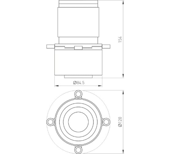 Насадка кадрирующая Arlight LGD-CROPLENS-R85 1шт 046746