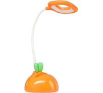 Настольная лампа RISALUX 16086/1 LED 4Вт USB АКБ оранжевый 11х11х41 см 5091593
