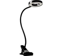 Настольная лампа RISALUX 16282/1 LED USB черный 11х9х53 см 5362077