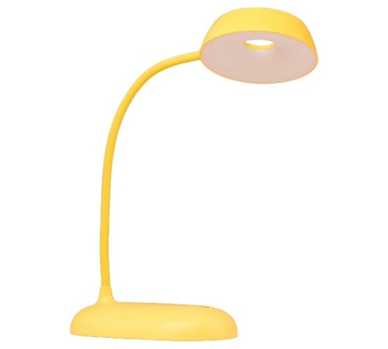 Настольная лампа RISALUX 1674/1YL LED 3Вт USB АКБ желтый 11,5х9х42 см 5091597 1