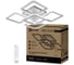 Светильник светодиодный IN HOME ELEGANT ARIS-W-BG 90Вт 230В 3000-6500K 7000Лм 590x590x115мм ПУ белый 4690612043258 1