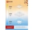 Светильник светодиодный IN HOME ELEGANT ARIS-W-BG 120Вт 230В 3000-6500K 8400Лм 590x590x115мм ПУ белый 4690612043272 7