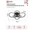 Светильник светодиодный IN HOME ELEGANT BLISS-B-BG 120Вт 230В 3000-6500K 8400Лм 780x550x130мм пульт ДУ черный 4690612051857 6