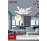 Светильник светодиодный IN HOME ELEGANT FLAME 120Вт 230В 3000-6500K 8400Лм 1035x895x120мм c пультом ДУ белый 4690612051543 2