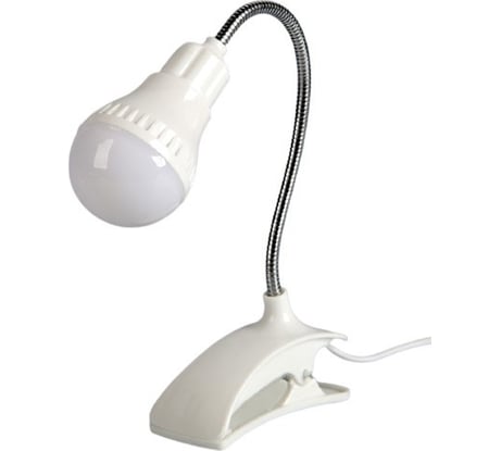 Лампа RISALUX на прищепке "Свет" белый 13LED 1,5W провод USB 4x9x31,5 см 2562922