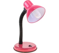 Настольная лампа RISALUX Е27, с выключателем 220В розовая 203В 739295