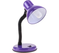 Настольная лампа RISALUX Е27, с выключателем 220В фиолетовая 203В 739294