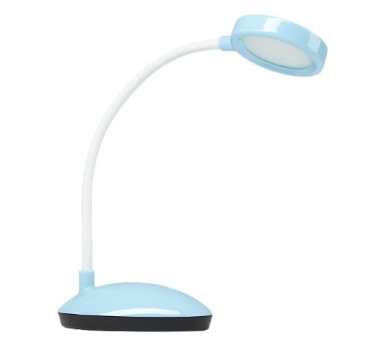 Настольная лампа RISALUX 16105/1 LED 2Вт USB АКБ 3 режима синий 6,5х11х32,5 см 5091630 1