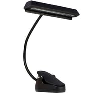 Настольная лампа RISALUX 16039/1 LED 1,5Вт от батареек 3АА USB черный 21х9,5х34см 5091548