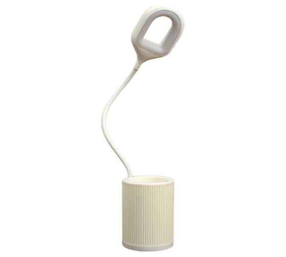Настольная сенсорная лампа RISALUX 85304/1 24хLED 3Вт 3 режима USB AKB белый 8,5х8,5х43 см 4734895 1
