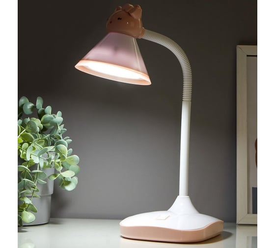 Настольная лампа RISALUX 58074/1PK LED 5Вт розовый 13,5х16х44см 5043830