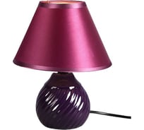 Настольная лампа RISALUX "Волны" 1x40W E14 темно-фиолетовый 17x17x22 см 2541261