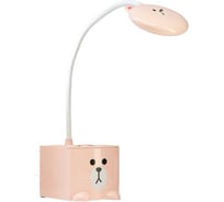 Настольная сенсорная лампа RISALUX 91019/1 LED 5Вт USB AKB 3 режима светлорозовый 11,5х9х49 см 4734811