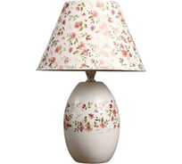 Настольная лампа RISALUX "Сатин" 1х40Вт Е14 белый 27х27х38 см. 4433042