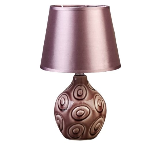 Настольная лампа RISALUX 7515128TL/1 E14 40Вт фиолетовый 18х18х29 см 4551701 1