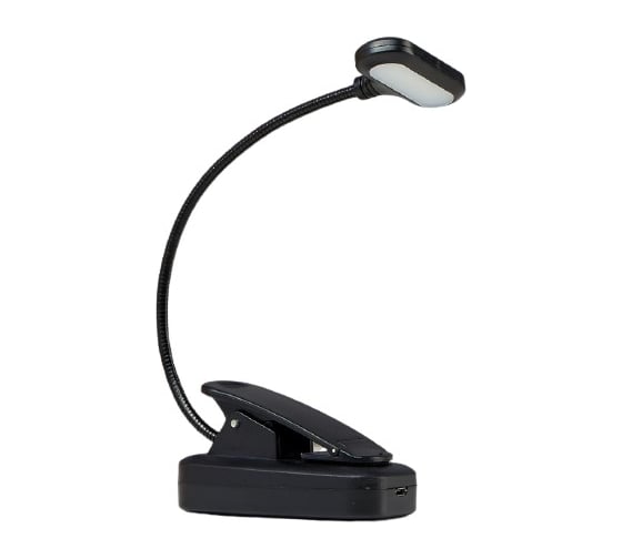 Светильник RISALUX 16108/1 LED USB черный 5,3х8,2х22,5 см 5091628