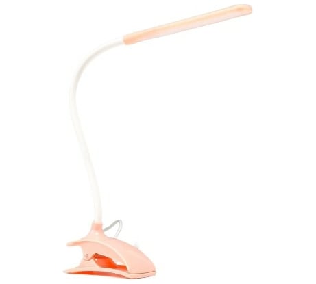 Лампа RISALUX на прищепке "3мейка" 1Вт 14 LED USB розовый 9х3,5х42 см 3973189
