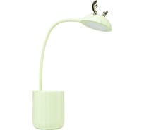 Настольная сенсорная лампа RISALUX 16090/1GR 18хLED 4Вт USB АКБ 3000-6000К фисташковый 8х8х44 см 5091605