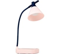 Настольная лампа RISALUX 1667/1PK LED 3Вт 3000-6000К USB АКБ диммер розово-синий 11,3х13,5х37,5 см 5091565